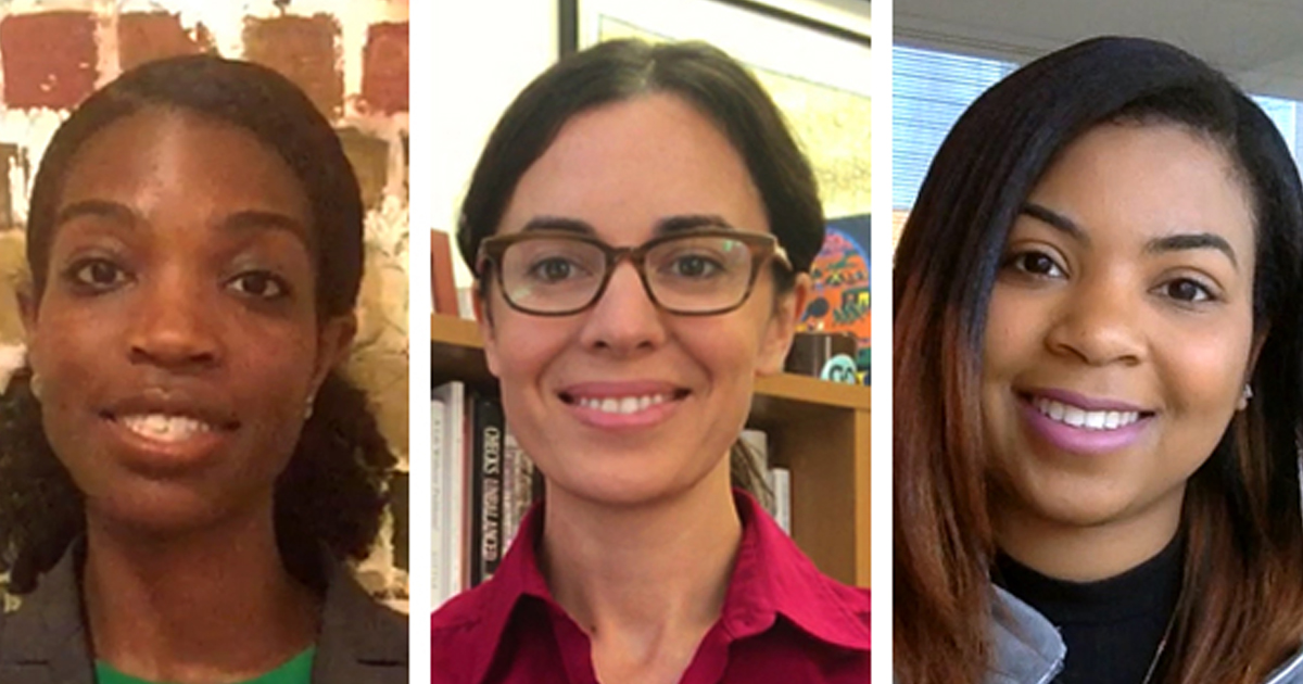 2018 Summer Fellows: Britni Wilcher, Alicia Riley, and Jessica Norton