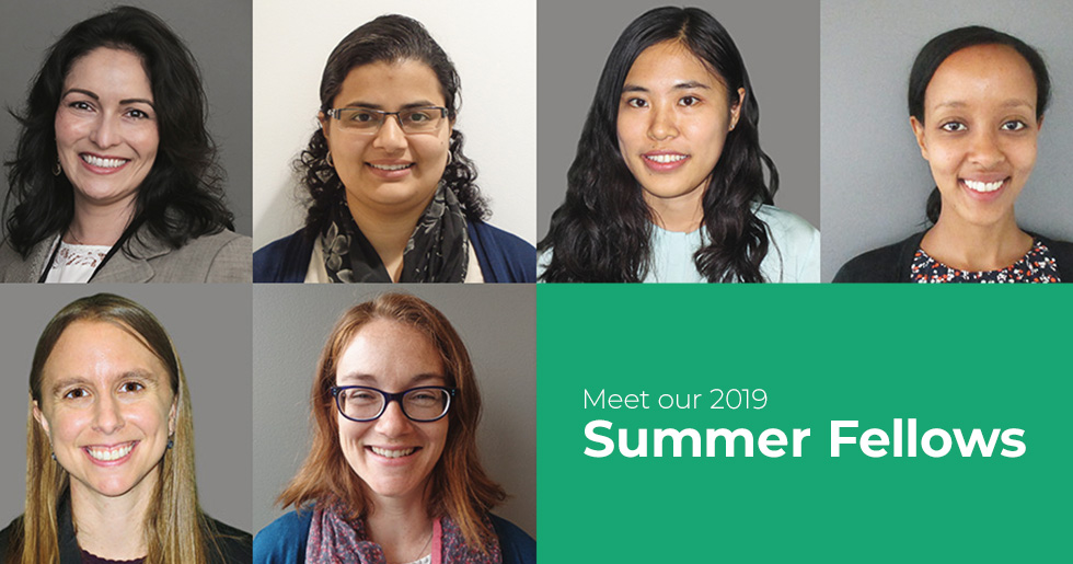 2019 Summer Fellows